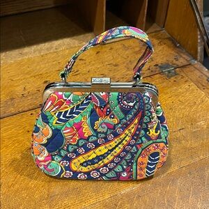 Vera Bradley Cotton Carson Mini Shoulder Bag